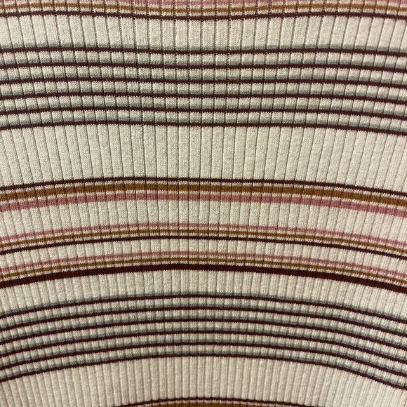 Frame Stripe Ribbed Cotton & Wool Sweater - Picture 3 of 3